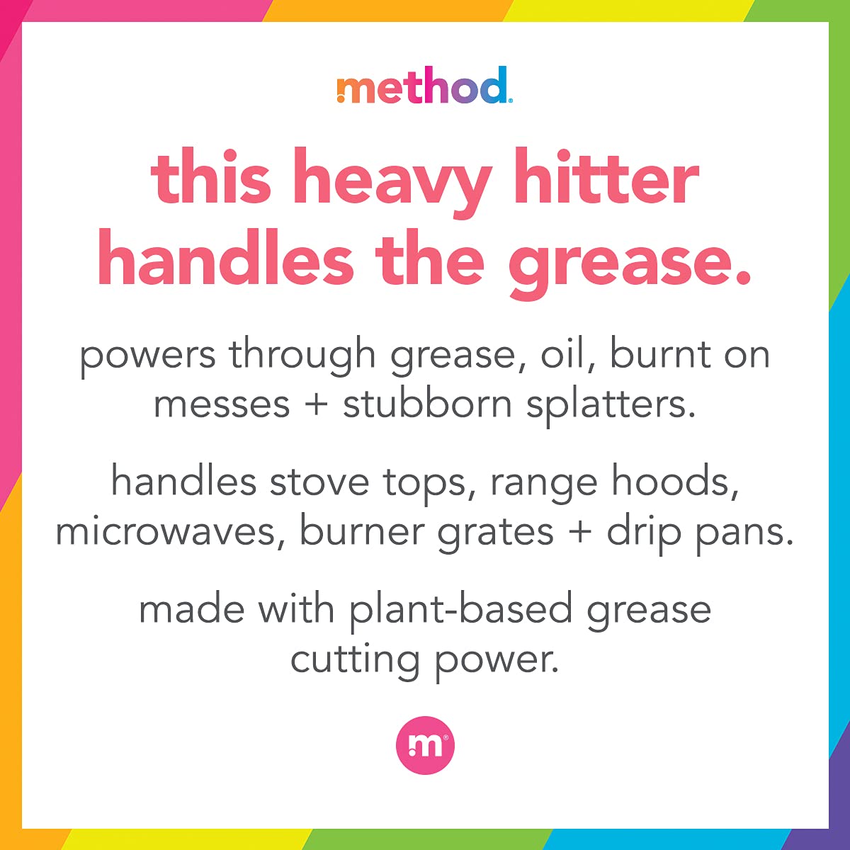 Method Heavy Duty Degreaser, Lemongrass Scent, Oven Cleaner & Stove Top
