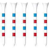 Zivisk Wooden Golf Tees, 2-3/4" 3-1/4" Long Tees Golf 100 Count