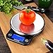 Lumsing Digital Kitchen Scale, Multifunction Stainless Steel Food Scale with LCD Display 13.2 lb 6kg 1g 0.01oz, Batteries Included