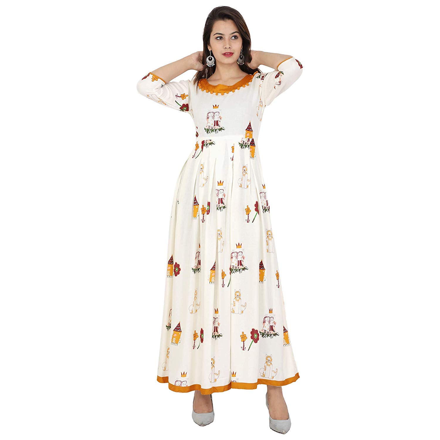 women's cotton long kurti ruchi surat