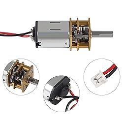 XIITIA 3pcs DC 3V-6V Mini N20 Gear Motor Slow Speed