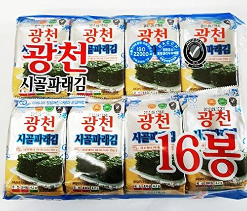 [Kyungcheon Food] SiGol Seaweed Premium Natural Roasted Seaweed Snack 4.2g 0.14oz(8sheet)-(Pack of 8)