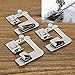 Sewing Machine Presser Foot KINGSO 3 Sizes Rolled Hem Pressure Foot Snap-On Presser Walking Foot for Low Shank Sewing Machine, Singer, Baby Lock, Brother, Janome (1/2'',3/4'',1'') (3 Sizes)