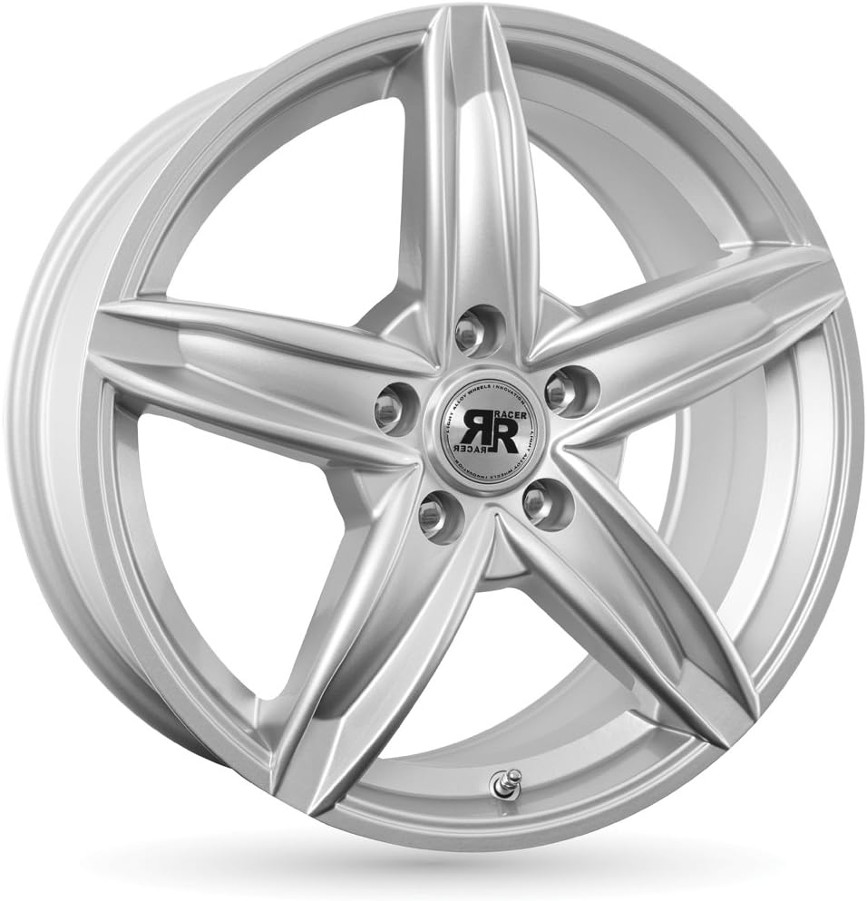 RACER BORDER Silver 7x16 ET40 5x115 Hub Bore 70.1 Alloy Rims