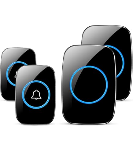 Wireless Doorbell, Waterproof Wall Plug-in Cordless Door Chie Kit With - View #9