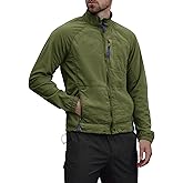 Yousify Mens Lightweight Jacket Windbreaker Full Zip Long Sleeve Outdoor Athletic Jackets for Hiking