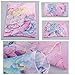 E-Clover Herebuy - Unique Women's Floral Scarves: Chiffon Flowers & Birds Printed Scarf (Pink)