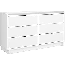 Amazon.com: Prepac Simply Modern 6-Drawer Double Dresser for