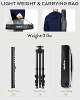 Nicpro Art Easel Black Aluminum Adjustable 17-66" Portable Tripod Stand view 8