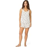 PJ Salvage womens [Amazon Exclusive] Cool Touch Jersey Tank 2-piece Pj Set