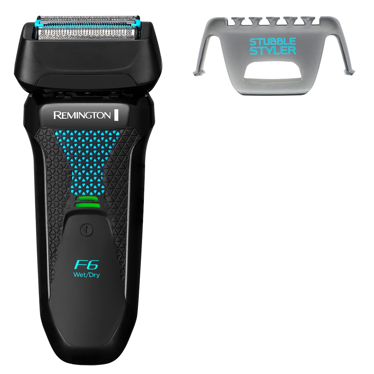 Remington F6 Aqua Men's Electric Shaver (Cordless, Wet & Dry, 100% Waterproof, Foil Shaver, Pop-up Detail Trimmer, USB Charging, 60-Minute Usage, 90-Minute Charge with 5-Min Quick Charge) F6000