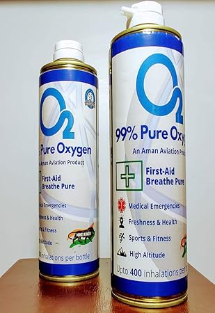 THE STORE - Natural OXYGEN in Portable Can 400 Sprays - 20 Litre - Pack of 1 Can