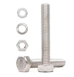 binifiMux 10-Pack M8 x 65mm Hex Bolts with M8 Hex