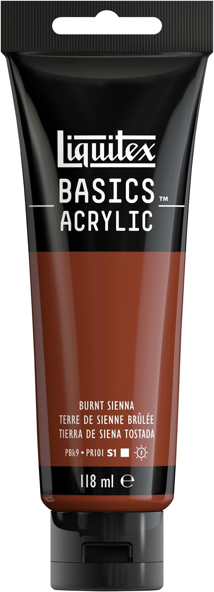 Liquitex Basics Burnt Sienna Acrylic Paint 118 ml Tube