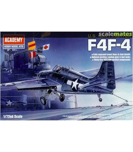 Amazon.com: Academy Grumman F4F-4 Wildcat USN Model Kit