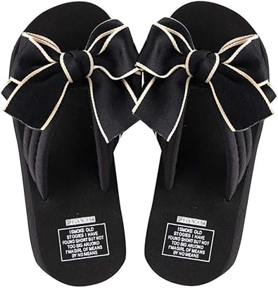 cute black flip flops
