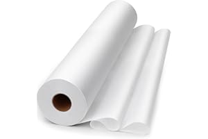 UzecPk Medium Weight 17" X 30yd Fusible Interfacing for Sewing, Interfacing Fabric for Sewing White Iron-On Non-Woven Interfacing for DIY Crafts Supplies Quilting Collars