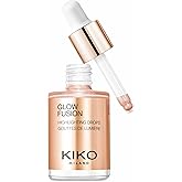 KIKO Milano Glow Fusion Highlighting Drops 02, Liquid Face Highlighter With A Metallic Finish