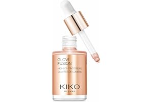 KIKO Milano Glow Fusion Highlighting Drops 02, Liquid Face Highlighter With A Metallic Finish