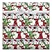 Snowman Gathering Jumbo Rolled Gift Wrap- 72 sq ft.
