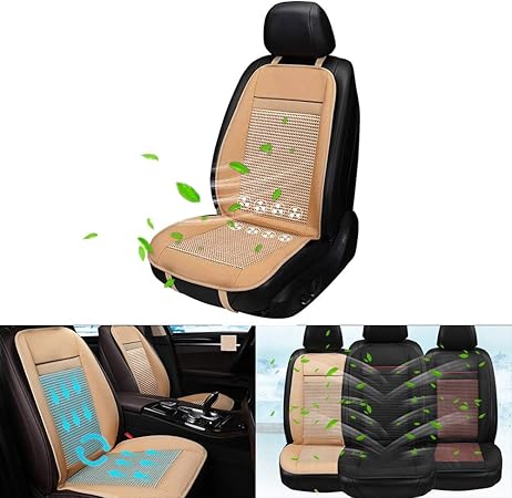 Amazon Auto Spec クールシートカバー 冷風送風 年新型 12v 24v 静音 普通車 軽自動車 軽トラ クールシート カー シートカバー クールクッション クール座席 風吸い込む マッサージ機能搭載 気流循環 風量3段階 フロント用 自動調節 汗対策 汎用 超通気性 エプロン