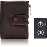 Portafogli da uomo HUMERPAUL portamonete corto in pelle di cavallo pazzo portamonete da uomo Cuzdan Walet Portomonee portadocumenti Casual Carteiras