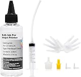JoyPrinting Printhead Cleaner Kit for Inkjet Printers 100ml 10ml Syringe