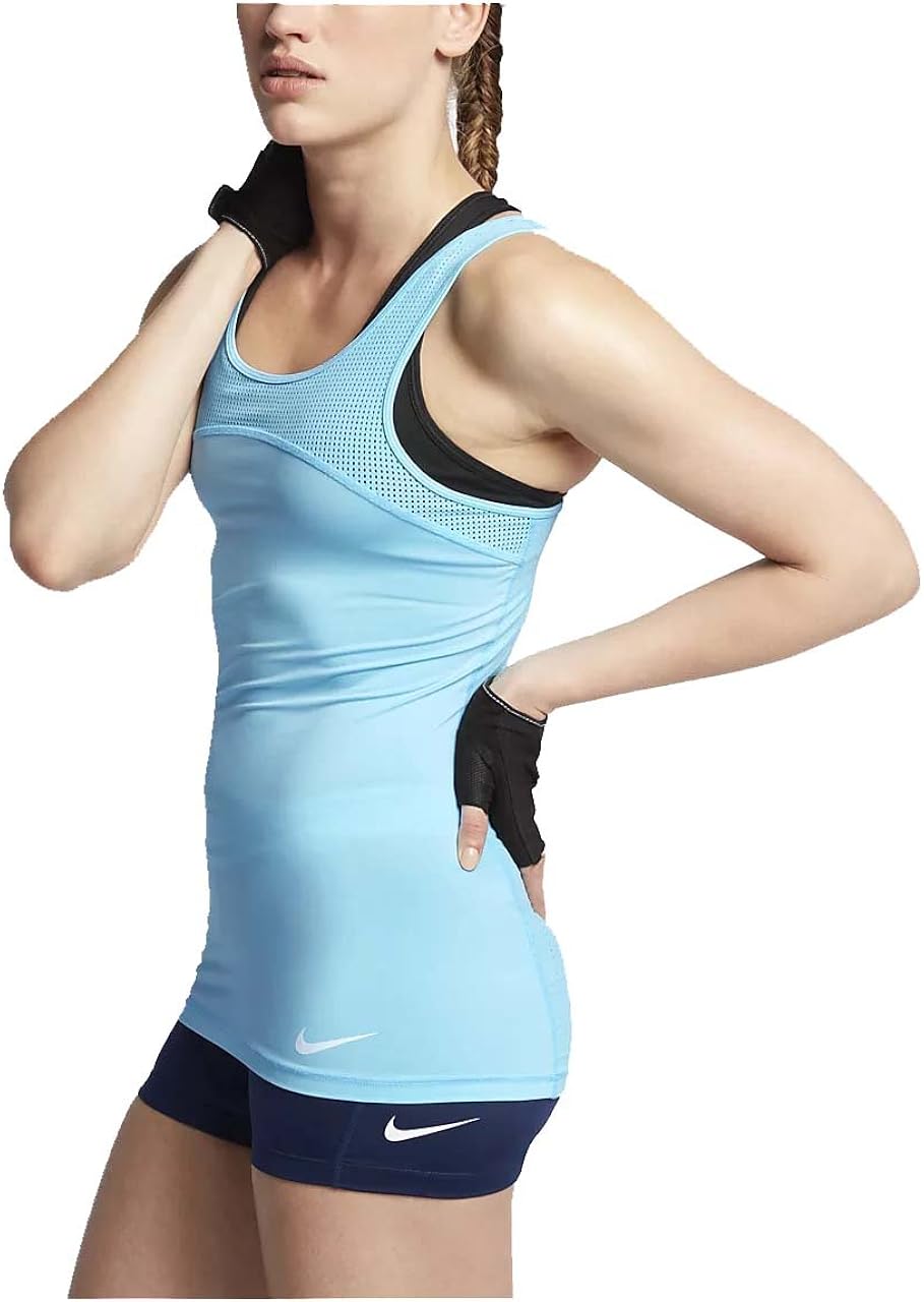 nike women's pro solid tank top