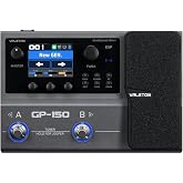Valeton GP150 Guitar Multi Effects Processor with Expression Pedal HD NAM Modeling Pedal 200+ Effects IR Loader 6in/4out USB Audio Interface Bluetooth MIDI 180s Looper Built-in 3000mAh Battery Black