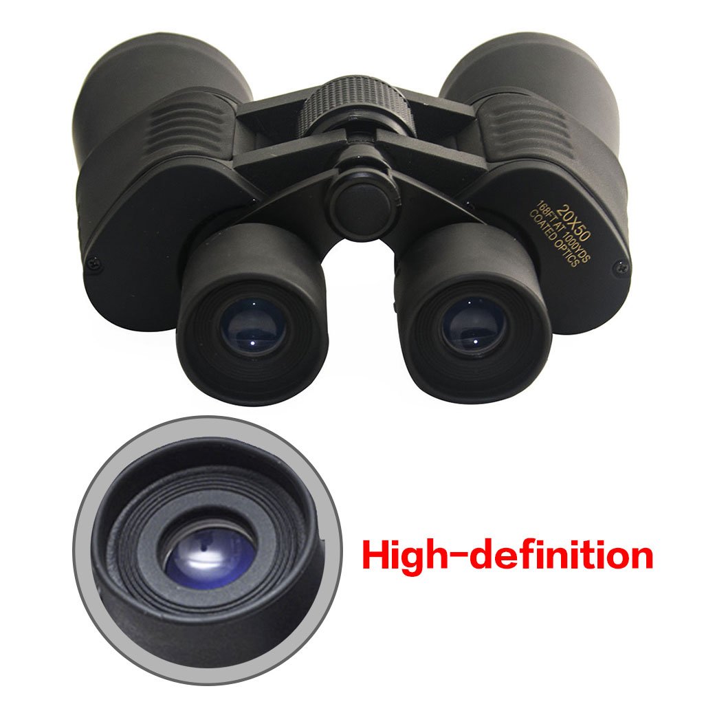 BIAL 20x50 Binoculars Portable Water Resistant Telescope Super High-powered Surveillance Binoculars