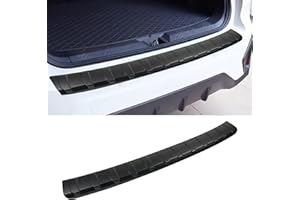 HUGEEK Exterior Rear Bumper Protector Guard Cover fit for Subaru Crosstrek XV 2018-2023 Car Accessories Trunk Door Protector Trim Cover Scuff Plate Car Exterior Accessories (Black)