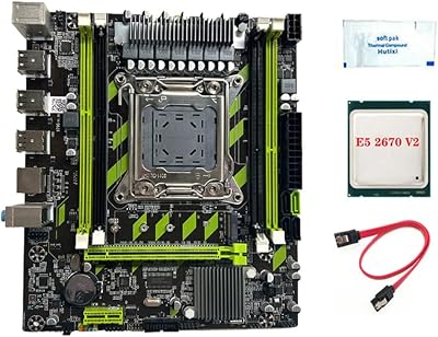 Wresetly X79G LGA2011 Gaming Motherboard E5 2670 V2 CPU DDR3 M.2 NVME SATA3.0