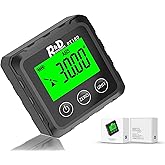 Digital Angle Finder Magnetic PT180 Table Saw Angle Finder Tool - Digital Inclinometer -4 of 90 Degree Finder Angle Cube Digi