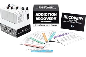 200 Addiction Recovery Cards for Engaging Group Therapy & Conversations – Icebreaker Tools for Addressing Substance Abuse, Me