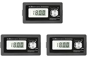 Baglaum 3X New 2-Wire 4-20MA Current Signal Generator Panel-Mounted Current Loop Generator 4 to 20MA Simulator High Precision