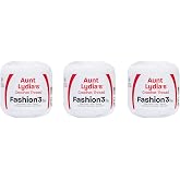 Aunt Lydia Fashion White Crochet - 3 Pack of 150y/137m - Cotton - Gauge 3 - Crochet