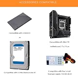 ATOZS A09 ITX Computer Case HTPC Mini Gaming PC Chassis Black USB2.0 view 6