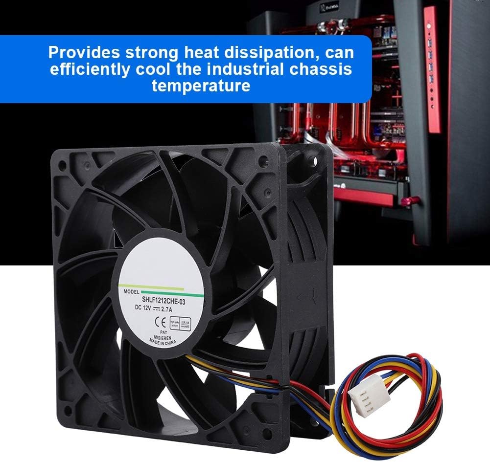 VBESTLIFE Computer Case Fan,DC12V 2.7A 120mm Cooling Case Fan,Heat Dissipation Cooling Fan Cooler for extreme cooling - Image 5
