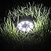 Maggift Solar Ground Lights, 8 LED Garden Pathway Outdoor In-Ground Lights, 4 Pack (White)