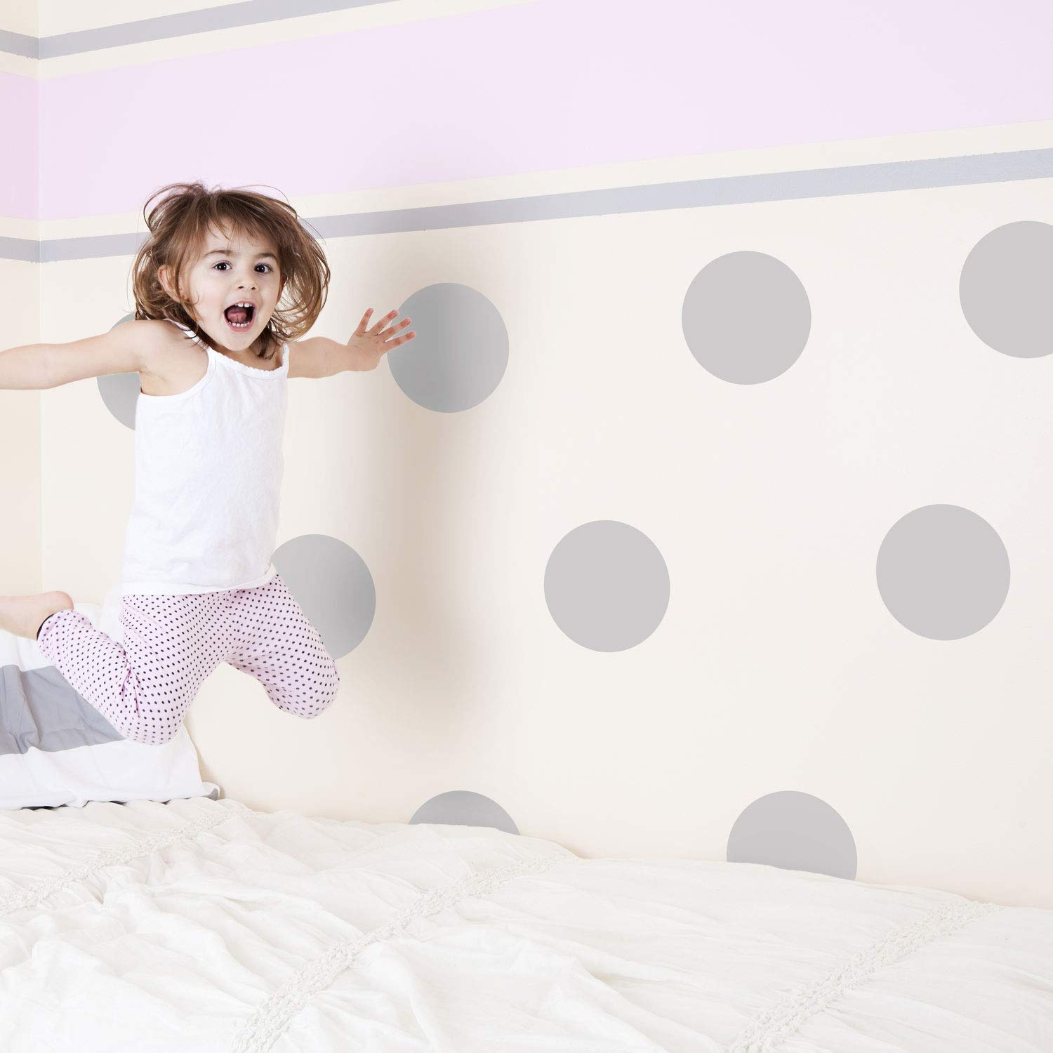 Circle Wall Stickers | Lots of Colours Options Available | Perfect for a Baby's Nursery or Child's Bedroom