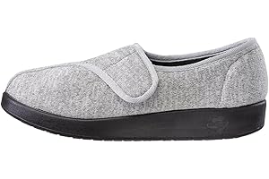 Silvert's Adaptive Clothing & Footwear Women’s Extra Wide Easy Closure Jewel Slippers for Seniors
