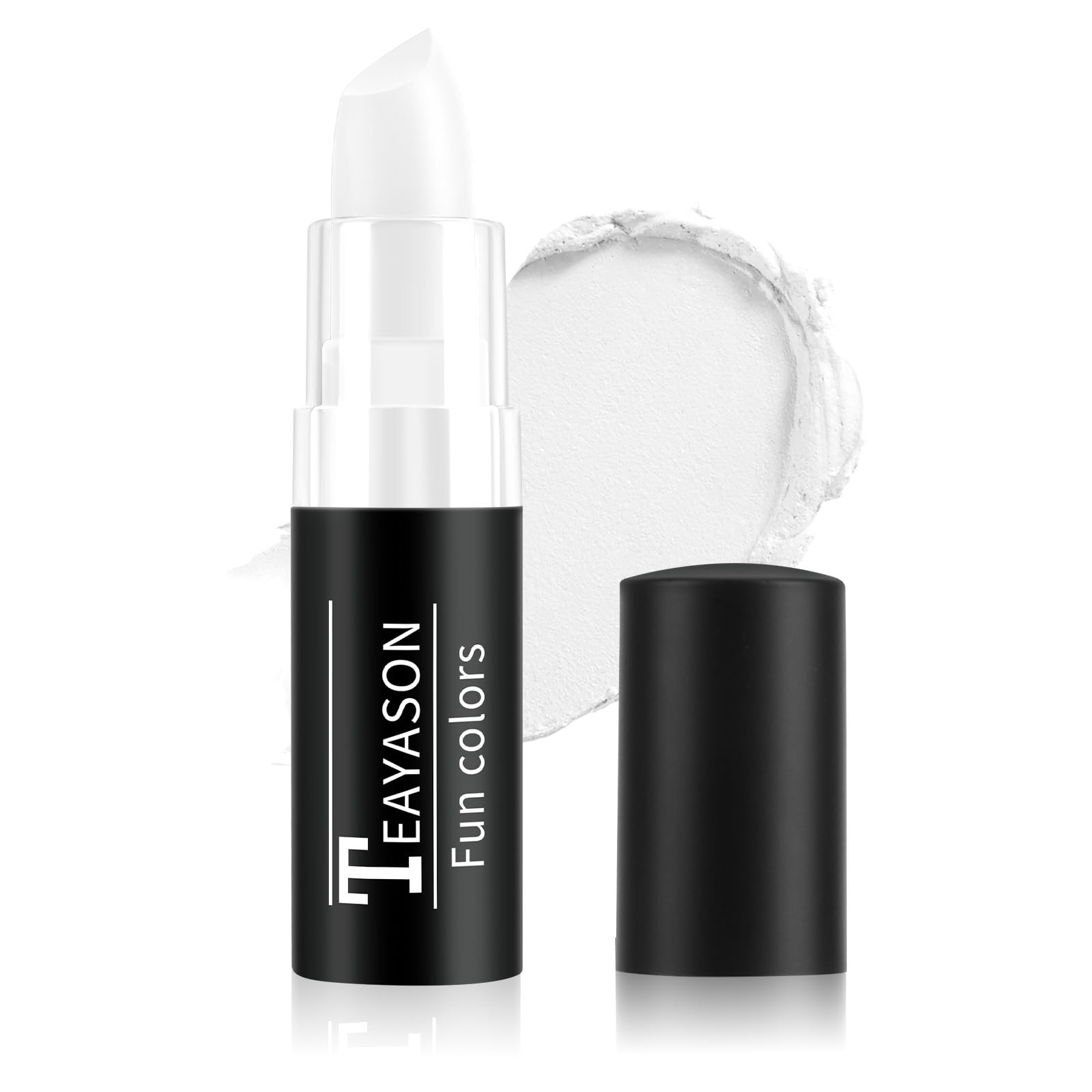 Photo 1 of White Face Body Paint Stick, Matte Lipstick White Foundation Makeup Face-Paint, Long Lasting Waterproof Face Makeup for Halloween Zombie Clown Vampire Skeleton Skull Joker