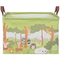 FXOCSHE Rectangular Baby Storage Basket,Animals