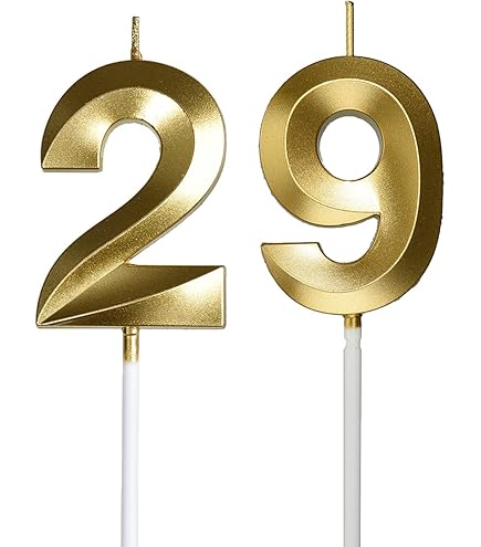 Celebración Del 29° Cumpleaños Con Coloridas Velas Stock De Ilustración - Ilustración De Anual, Adornado: 335312181