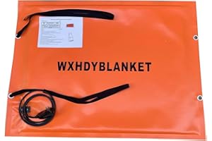 WXHDYBLANKET-ETL Certificate-Professional Ground Thawing Blanket,3FT-4FT,120V,400W,IP67-Quickly Heat with Self Regulate 150°F-Outdoor Industrial Heating Blankets,Snow Removal in Winter