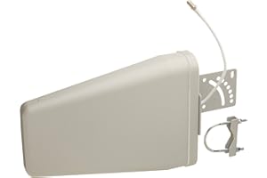 Wilson Electronics 700-2700 MHz Wide Band Directional Antenna with F Female Connector - Retail Packaging - White