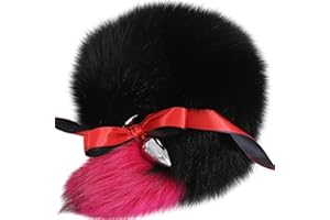 Anal Plug Faux Fur Wolf Fox Tail with 4 Sizes Anal Plug, Adults Cosplay Costume for Women