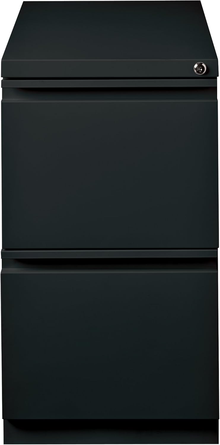 Hirsh Industries 20" Deep File/File Mobile Pedestal, Black, 18578: Home & Kitchen