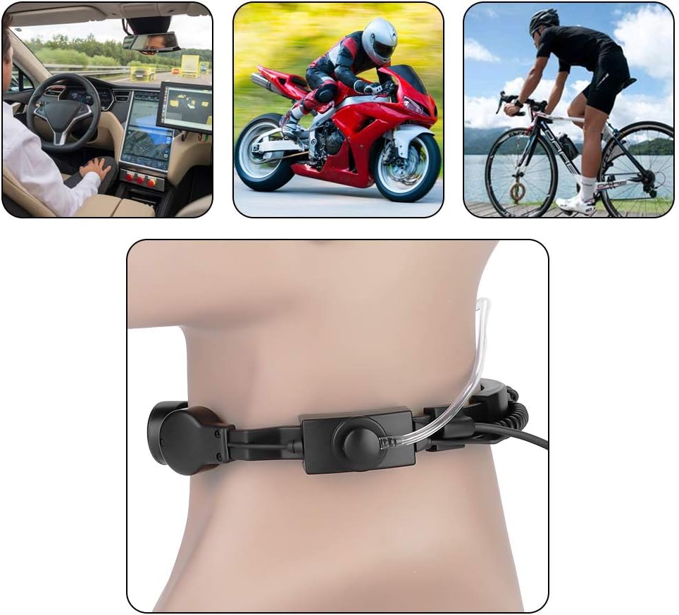 Microfono a gola per walkie talkie