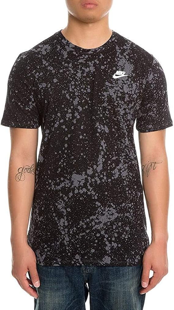 Nike Ultra Splatter Print T-Shirt - Black -: Amazon.co.uk: Clothing